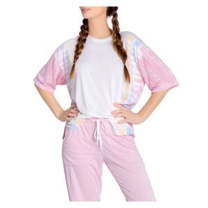 P.J.SALVAGE Intimates Ivory Knit Vented Hem Sleep Shirt Pajama Top XS